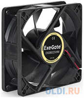 Exegate EX283380RUS Вентилятор ExeGate EX08025HM, 80x80x25 мм, Hydraulic bearing (гидродинамический), Molex, 1800RPM, 21dBA