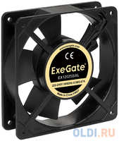 Exegate EX289013RUS Вентилятор 220В ExeGate EX12025BAL (120x120x25 мм, 2-Ball (двойной шарикоподшипник), подводящий провод 30 см, 22000RPM, 33dBA)