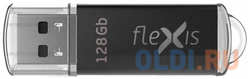 Флешка 128Gb Flexis RB-108 USB 3.0 черный (FUB30128RBK-108)