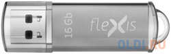 Флешка 16Gb Flexis RB-108 USB 2.0 серый (FUB20016RB-108)