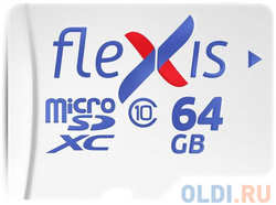 Карта памяти microSDXC 64Gb Flexis FMSD064GU1