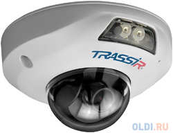 Камера IP Trassir TR-D4121IR1 CMOS 1 / 2.7″ 2.8 мм 1920 x 1080 H.264 MJPEG RJ-45 LAN PoE белый (TR-D4121IR1 (2.8 MM))