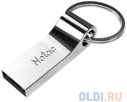 Флеш Диск Netac U275 16Gb , USB2.0, с кольцом, металлическая
