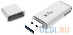Флеш Диск Netac U185 32Gb, USB2.0, с колпачком, пластиковая белая
