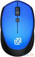Мышь беспроводная Oklick 488MW синий чёрный USB + радиоканал (SR-1807 BLUE)