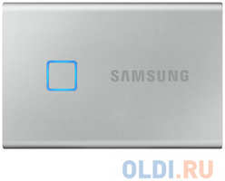Внешний SSD диск 1.8″ 2 Tb USB Type-C Samsung T7 Touch MU-PC2T0S / WW серебристый MU-PC2T0S / WW (T7 Touch MU-PC2T0S/WW)