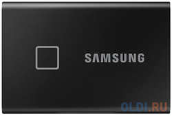 Внешний SSD диск 1.8″ 1 Tb USB Type-C Samsung T7 Touch (MU-PC1T0K / WW) черный (MU-PC1T0K/WW)