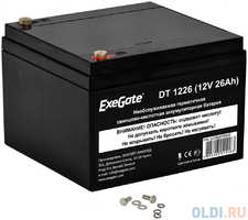Аккумуляторная батарея ExeGate DT 1226 (12V 26Ah, под болт М5) EX282970RUS