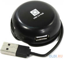 Концентратор USB 2.0 5bites HB24-200BK 4 x USB 2.0 черный