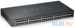 ZYXEL GS1920-48v2 Hybrid Smart switch Zyxel Nebula Flex, 44xGE, 4xCombo (SFP/RJ-45), 2xSFP, Standalone / cloud management