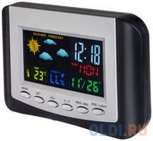 Perfeo Часы-метеостанция ″Color″, (PF-S3332CS) цветной экран, время, температура, влажность, дата