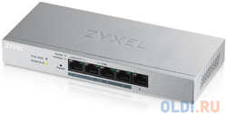 Коммутатор Zyxel GS1200-5HPV2-EU0101F 5G 4PoE+ 60W управляемый