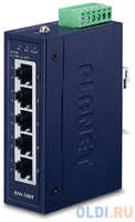 Planet IP30 Compact size 5-Port 10/100TX Fast Ethernet Switch (-40~75 degrees C)