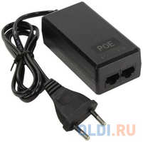 ORIENT SAP-C48POE, PoE инжектор питания 24 Вт, AC 100-240V/ DC 48V, 0.5A, вход: RJ45 LAN 10/100, выход: RJ45 PoE тип B (4/5+,7/8-), совместим с оборуд