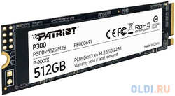 SSD накопитель Patriot P300 512 Gb PCI-E 3.0 x4 (P300P512GM28)