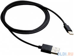 Кабель CANYON Type C USB Standard cable, cable length 1m, Black, 15*8.2*1000mm, 0.018kg (CNE-USBC1B)