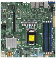 Материнская плата Supermicro MBD-X11SCM-F 1xLGA 1151, Intel C246, 4xDDR4, 2xLAN, 6xSATA3 (6Gbps) RAID 0,1,5,10, 4xUSB 2.0 + 5xUSB 3.1 Gen1 1xVGA, 1xCO (MBD-X11SCM-F-B)