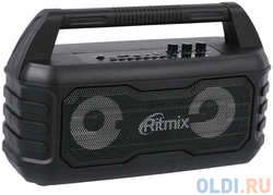 Колонки RITMIX SP-610B Black 1.0(2канала),6Вт,MP3, WMA, APE Normal, WAV,Bluetooth5,0,2000 мА·ч,подсветка (80000679)