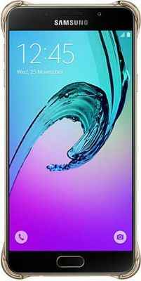Чехол (клип-кейс) Samsung для Samsung Galaxy A7 (2016) Clear Cover золотистый, прозрачный (EF-QA710CFEGRU)