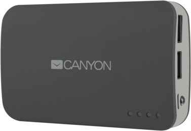Canyon Внешний Аккумулятор CNE-CPB78DG, 7800 мАч - серый Boostcase
