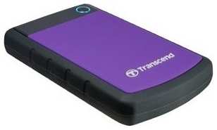 Внешний жесткий диск Transcend TS1TSJ25H3P (1Tb/2.5''/USB 3.0) фиолетовый TS1TSJ25H3P (1Tb/2.5″/USB 3.0) фиолетовый 5334980