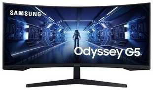 Монитор Samsung 34'' Odyssey G5 C34G55TWWI черный VA LED 1ms 21:9 34″ Odyssey G5 C34G55TWWI черный VA LED 1ms 21:9 538122838