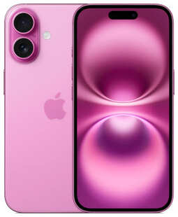 Смартфон Apple iPhone 16 128GB Sim + eSIM Pink 538123541