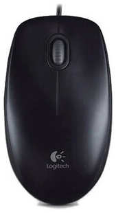 Мышь Logitech B100 black (USB, оптическая, 800dpi, 2but) (910-006605) 538166016