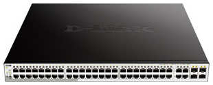 Коммутатор D-Link DGS-1210-52MP/FL1A 48 портов (48x 1Gbs PoE, 4x 1Gbs SFP, управляемый L2) (DGS-1210-52MP/FL1A) 538166618