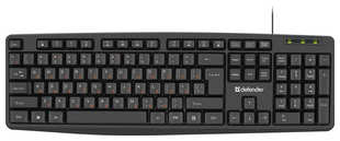 Клавиатура Defender Concept HB-164 black (USB, 104 кл. +12FN) (45164) 538166859