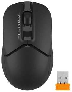 Мышь беспроводная A4Tech Fstyler FG12 black (USB, оптическая, 1200dpi, 3but) (FG12 BLACK) 538168957