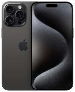 Смартфон Apple iPhone 15 Pro 256Gb A3104 2Sim черный (MV953CH/A) 538171243