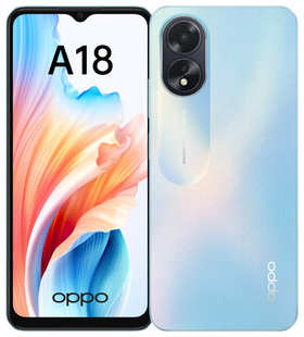 Смартфон OPPO A18 4/128 голубой 538177626