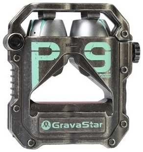 Наушники GravaStar Sirius Pro War Damaged Gray, TWS, гибридные, серый 538240804