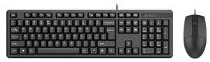 Комплект (клавиатура+мышь) A4Tech KK-3330 клав:черный мышь:черный USB (KK-3330 USB (BLACK)) 538242643