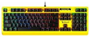 Клавиатура A4Tech Bloody B810RC Punk механическая желтый/черный USB for gamer LED (B810RC ( PUNK YELLOW )) 538242644