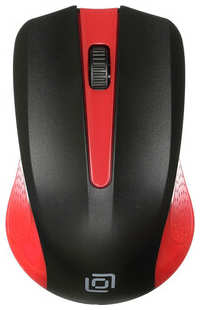 Мышь Oklick 485MW черный/красный оптическая (1000dpi) беспроводная USB для ноутбука (3but) (997828) 538243474