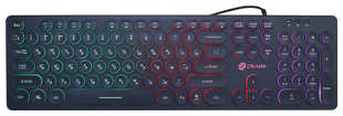 Клавиатура Oklick 420MRL черный USB slim Multimedia LED (1091226) 538249510