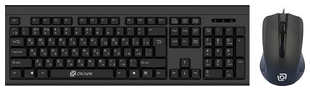 Клавиатура + мышь Oklick 600M клавиатура:черный, мышь:черный USB (337142) 538249520