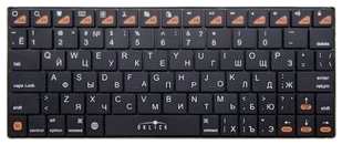 Клавиатура Oklick 840S черный USB беспроводная BT slim (754787) 538249599