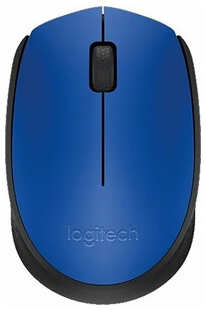Мышь Logitech M171 Blue (синяя, оптическая, 1000dpi, 2.4 GHz/USB ресивер) (M/N: M-R0060 / C-U0010) 538255148