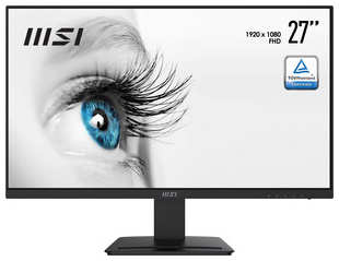 Монитор MSI PRO MP273 27'' 16:9 1920x1080(FHD) 75 Гц, 250, H178°/V178°,100M:1, 16,7 миллионов цветов, 5 ms, 2xHDMI, DP, Black 538255167