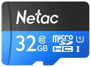 Карта памяти NeTac MicroSD card P500 Standard 32GB, retail version w/SD adapter