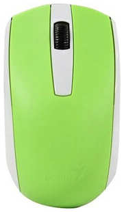 Мышь Genius ECO-8100 зеленая , 2.4GHz, BlueEye 800-1600 dpi, аккумулятор NiMH new package