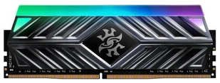 Память оперативная ADATA 16GB DDR4 UDIMM, XPG SPECTRIX D41, 3200MHz CL16-20-20, 1.35V, RGB, Радиатор AX4U320016G16A-ST41