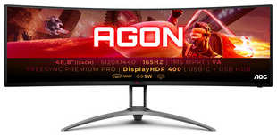 Монитор AOC AG493UCX2 LCD 48.8'' 32:9 5120 x 1440, 3Y, AG493UCX2 LCD 48.8″ 32:9 5120 x 1440, 3Y