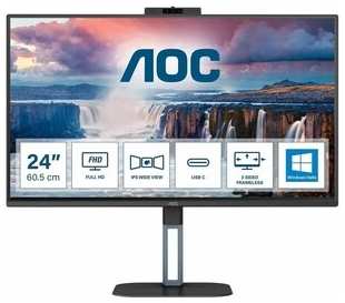 Монитор AOC 24V5CW LCD 23.8'' 16:9 1920x1080(FHD) IPS, Black 538255713