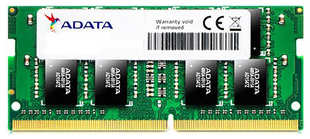 Память оперативная ADATA 8GB DDR4 2666 SO-DIMM Premier AD4S26668G19-BGN CL19, 1.2V, Bulk AD4S26668G19-BGN 538255787