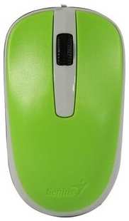 Мышь проводная Genius DX-120, USB, оптическая, разрешение 1000 DPI, 3 кнопки, кабель 1.5m, для правой/левой руки. Цвет: зеленый (31010010404) 538260209