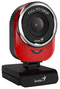 Веб-камера Genius QCam 6000, угол обзора 90гр по вертикали, вращение на 360 гр, встроенный микрофон, 1080P полный HD, 30 ка (32200002409) 538260261